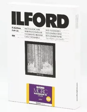 Ilford MG RC DL 25M / 50 listů / 24 x 30.5 cm / černobílý fotografický papír / saténový (HAR1180541)