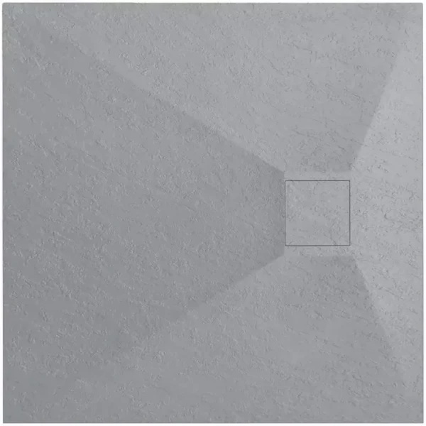 Sprchová vanička čtvercová Magnum Grey 90x90x2,5 Rea K4106