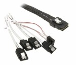 SilverStone SST-CPS03 kabel SAS mini 36-pin 4x SATA 50cm černá (SST-CPS03)