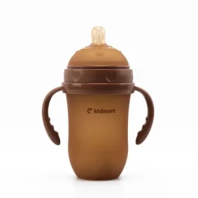 Kidnort Eple Kojenecká lahev pro kojené děti 250ml 6m+ hnědá (KID000053)