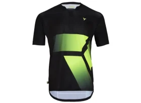 Silvini Gallo pánský volný dres krátký rukáv Black/Green vel. S