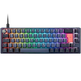 Ducky One 3 Cherry MX-Brown modrá / herní klávesnice / podsvícená / mechanická / drátová USB-C / DE (DKON2167ST-BDEPDCOVVVC2)