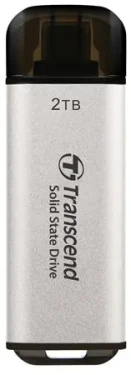 Transcend ESD300S Externí SDD 2TB šedá / USB-C 3.2 Gen 2 / R: 1050MBs / W: 950MBs (TS2TESD300S)