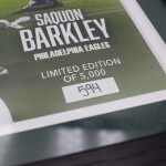 Obraz Philadelphia Eagles NFL Saquon Barkley LEAP Bronze Coin