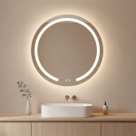 REA - Zrcadlo LED 80cm Modern HOM-00906