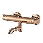 REA - Sprchová sada s termostatem LUNGO Diamond - Copper REA-P3300