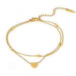 ELENYS Amora – pozlacený náramek 18K žluté zlato Délka náramku: 18,5+6,5 cm / max. 25 cm