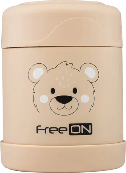 FreeON Termodóza na jídlo nerezová 350 ml / béžová (380739)