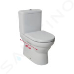 JIKA - Tigo WC kombi mísa, boční napouštění, bílá H8242160000001