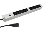 BACHMANN 800.2284 / Napájecí panel / 19" / 1U / 12x IEC C13 / hliník / 2 m (800.2284)