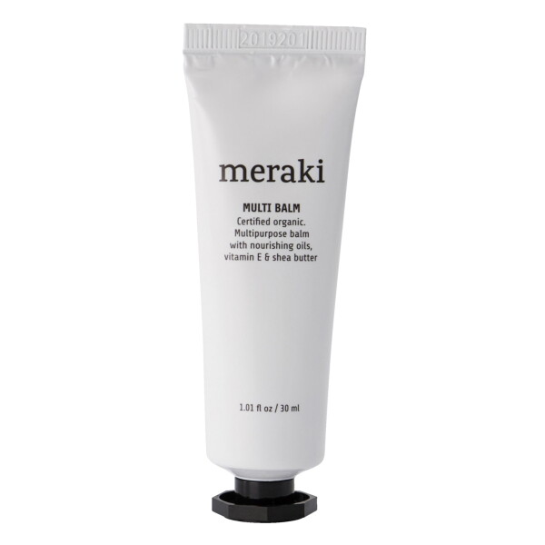 Meraki Multifunkční balzám na tělo a rty 30 ml, bílá barva, plast