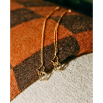 LUNICA Stříbrný řetízek ZLATÁ KOČKA BLACK 0795