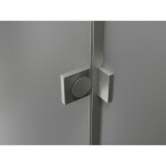 MEXEN/S - Lunar L sprchový kout dveře křídlové pravá 80 x 80, transparent, nikl kartáčovaný 834L-080-080-97-00-P