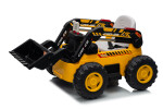 Mamido Dětský elektrický nakladač CAR-26A žlutý | 4x4 | RC 2.4Ghz | EKO kůže | 12V10Ah