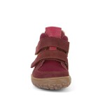 Dívčí zimní barefoot boty TEX WOOL Bordeaux, Froddo, G3110254-4W, červená - 24