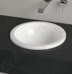 VILLEROY & BOCH - Loop&Friends Umyvadlo zápustné, průměr 390 mm, s přepadem, alpská bílá 4A590001