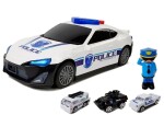 Mamido Garáž pro policejní auta 2v1 Policista Malá auta Zvuk, světla