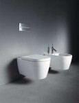 DURAVIT - ME by Starck Závěsné WC, s HygieneGlaze, bílá 2528092000