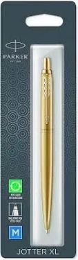 PARKER Jotter XL Monochrome Gold hrot M / kuličková tužka / barva náplně: modrá (2122758)