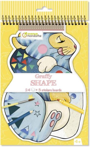 Avenue Mandarine Avenue Mandarine kreativní omalovánky se samolepkami, Kočky