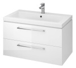 Koupelnová skříňka s umyvadlem Cersanit LARA 79,4x46x44,7 cm bílá lesk S801-149-DSM S801-149-DSM