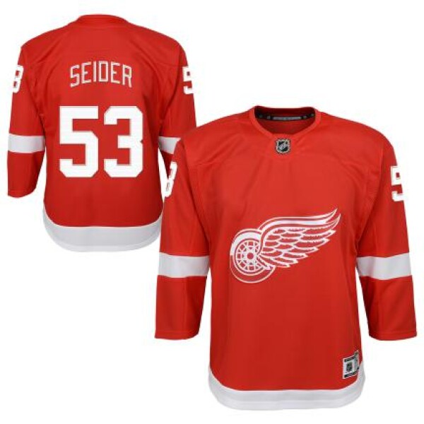 Outerstuff Dětský dres Moritz Seider Detroit Red Wings Premier Home Velikost: L/XL