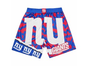 Mitchell & Ness Pánské kraťasy New York Giants NFL Jumbotron 2.0 Shorts Velikost: S