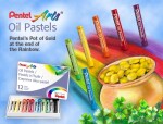 Pentel Olejové pastely sada 16 barev