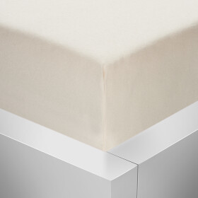 Stanex Jersey napínací prostěradlo s lycrou - smetanové ROZMĚR: (š/d/v) 140 x 200 x 20 cm, Barva: SMETANOVÉ