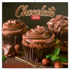 Kalendář 2024 poznámkový: Čokoláda, voňavý, 30 × 30 cm