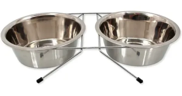 Dog Fantasy Stojánek nerez souprava 21cm / 2x 1.57l (064-0934)