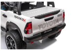 Mamido Dětské elektrické autíčko Toyota Hilux 4x4 bílé