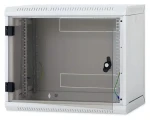Triton 19" rozvaděč jednodílný 9U/600mm / Rozvaděč / Nástěnné / Odnímatelné bočnice / Celoskleněné dveře (RUA-09-AS6-CAX-A1)