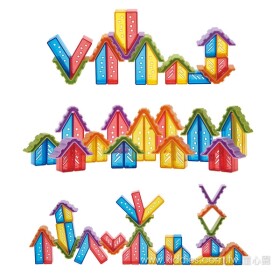 Edu Play Stavebnice Weplay Crystal Village (42ks)