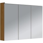 CERANO Koupelnová zrcadlová skříňka s LED osvětlením Avia - dub medový - 95x70x16,5 cm