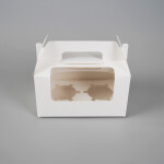 Cake star krabička na 2ks cupcakes s vložkou 16,5 x 9,2 x 8,7 cm