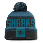 Fanatics Pánská zimní čepice San Jose Sharks NHL Thrive Cuffed Pom Beanie