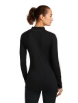 ICEBREAKER Wmns 200 Oasis+ LS High Neck, Black/Jet Heather/Undyed/Cb velikost: M