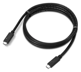 Lenovo USB-C(M)-USB-C(M) kabel černý / Kabel / USB4 Gen 2x2 / 20 Gbit/s / 240 W / 1,5 m (4X91U92143)