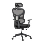 Kancelářská židle, houpací mechanismus, černá, KA-K2080 BK