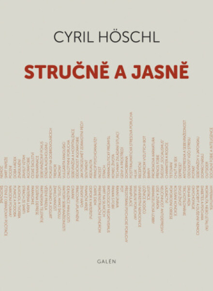 Stručně a jasně - Cyril Höschl - e-kniha