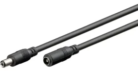 PremiumCord Prodlužovací napájecí kabel 5,5/2,1 mm / Napájecí kabel / 10 m / Samice-samec / max. 2 A (cn-08)