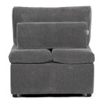 Rozkládací křeslo, šedá, látka, ASB-C3410 GREY2