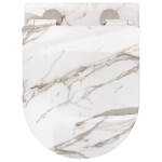 REA - Závěsná WC mísa včetně sedátka RIMLESS Carlos Slim Lava Shiny lesk REA-C0536