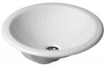 DURAVIT - Architec Umyvadlo s přepadem, průměr 47 cm, bílá 0468470000