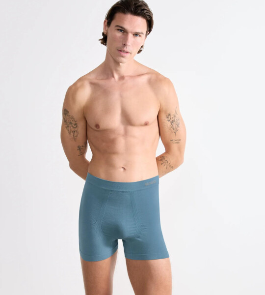 Pánské boxerky GO Smooth Short C2P - UNKNOWN - modré V003 - SLOGGI UNKNOWN XXL