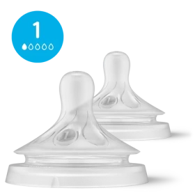 Philips Avent Natural Response SCY961/02 / Savička / Flow 1 – první průtok / 0m+ / 2 ks (SCY961/02)