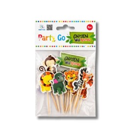 Dortisimo Zápich do dortu Safari zvířata (12 ks)