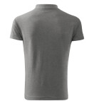 Cotton polokošile pánská tmavě šedý melír 2XL
