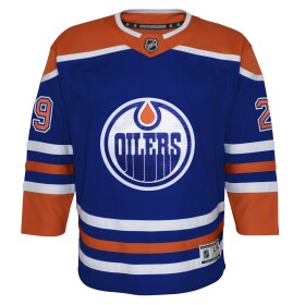 Outerstuff Dětský dres Leon Draisaitl Edmonton Oilers NHL Premier Home Velikost: L/XL